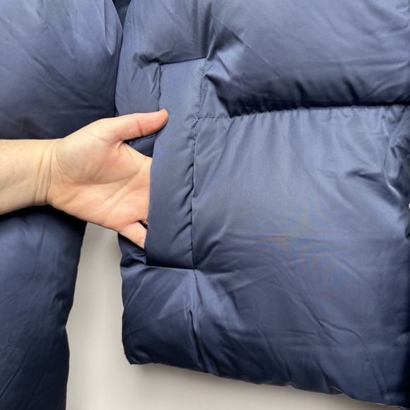 HUDSON Free Thinkers 2XL Puffer Jacket Full Zip Blue Lightweight NWT Mens - Picture 4 of 10